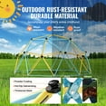 thumbnail image 4 of 10FT Geometric Climbing Dome Jungle Gym for Kids 3-10, 750LBS Weight Capacity, Easy Assembly Outdoor Backyard Play Equipment with Climbing Grips, 4 of 9
