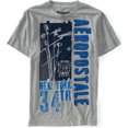 thumbnail image 1 of Aeropostale New York 34th Graphic playera para hombre, gris, pequeña, 1 of 2