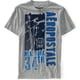 thumbnail image 1 of Aeropostale New York 34th Graphic playera para hombre, gris, pequeña, 1 of 2