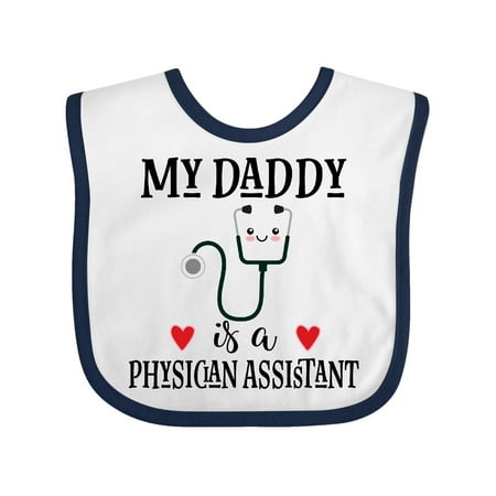 

Inktastic Physician Assistant Daddy Baby Gift Gift Baby Boy or Baby Girl Bib