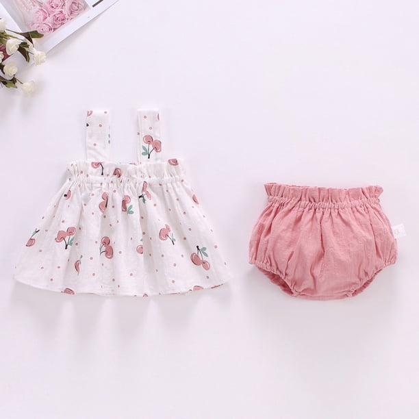 4 Pcs/Set Vestido De Bebé + Pantalones + Cintas Para El Pelo + Zapatos Ropa Para Niños Niñas Recién Nacidos 0-18 Meses