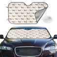 thumbnail image 2 of Balery Dachshund Dog Puppy Print Car Windshield Sun Shade,Windshield Sunshade for Car Pickup Truck SUV Accessories-, 2 of 7