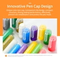 thumbnail image 2 of Graflsoa 12-Color Water-Based Acrylic Markers for Students, Artists, and Ceramic Outlining, Fine Tip Design, Plastic Body, Compact Size, 2 of 7