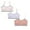 Pink 1PCS & Purple 1PCS & Red 1PCS, variant on MKHSQHDG Girls Sports Bra Kids Girls Underwear Bra Adjustable Shoulder Strap Underclothes Undies 12-16 Years 3 Packs