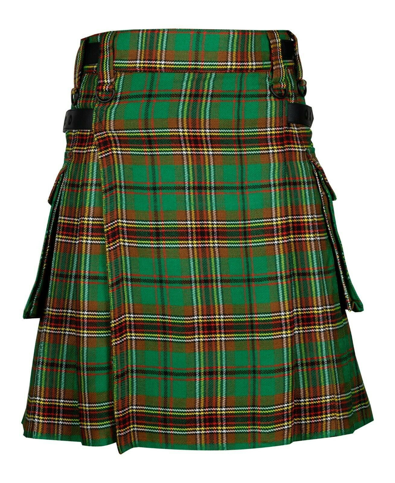Scottish Kilt 8 Yards 16oz Tara Murphy Tartan Acrylic wool Kilts with