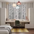 thumbnail image 6 of Curtains 84 Inches Long 2 Panels, Birch Trees Grommets Window Treatment Curtain, Forest Vintage Abstract Wooden Gray Thermal Curtains Drapes for Living Room/Bathroom, 6 of 9