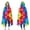 Colorful Tie Dye, variant on Wearable Blanket,Colorful Tie Dye Mandala Pattern Hooded Wearable Flannel Blanket for Adults & Teens,Winter Poncho Shawl Wrap Cape Cozy Anti-Pill,50"x60"
