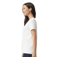 thumbnail image 3 of Gildan Women’s Ultra Cotton T-Shirt, Short Sleeve Crew Neck Casual Classic Fit White Tee, S, 3 of 4