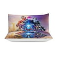 thumbnail image 3 of Thickened Bed Three Piece Set, TransformersPrinted Soft Bedding Set With Pillow Shams 90"x90", 3 of 8