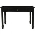 thumbnail image 2 of New Classic Furniture Tamarack Solid Wood 1-Drawer Desk in Black, 2 of 5