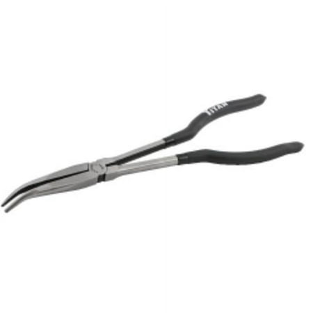 UPC: 0802090607738 | Titan 60773 11 In. 45 Degree Long Nose Pliers