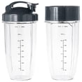 thumbnail image 2 of 7 Pieces Blender Cups & Blade Replacement Set 32oz Huge Cup Compatible For 600w/900w Blender, 2 of 5