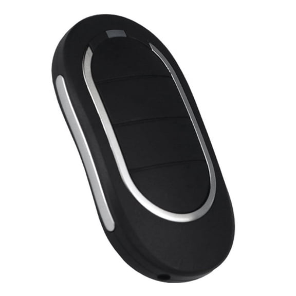 For Alutech AT-4n Remote Control 433MHz 4 Buttons Garage Door Learning Code Barriers Automation Keychain,1 * Remote Control,Black