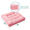 thumbnail image 2 of Juego de almohadas de suelo Degrees of Comfort Pink Corduroy x2, 2 of 6