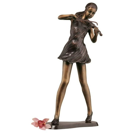 - Design Toscano The Young Violinist Sculpture: Scaled