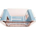 thumbnail image 2 of Anchor Hocking Laurel Glass 8" Rosewater Embossed Cake Dish, 2 of 4