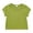 Green, variant on Cropped T Shirt for Toddler Girls Summer Tee Plain Short Sleeve Crew Neck Soft Crop Top (18m-8y)