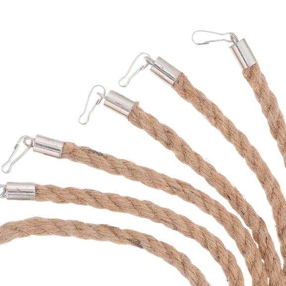 Hemobllo 6-Pack Jars with Burlap Handles and Rope Hangers for Outdoor and Home Decor