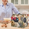 thumbnail image 6 of FOR U DESIGNS Pan Sunflower Stand Mixer Cover compatible with Kitchen Aid Mixer Portable Mixer Dust Covers Multi Pockets Compatible with Kitchen Aid 6-8 Quart Bowl Lift - L, 6 of 8
