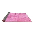 thumbnail image 2 of Ahgly Company Indoor Square Patchwork Pink Transitional Area Rugs, 3' Square, 2 of 4