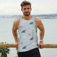 thumbnail image 5 of Rocae Turtles And Shells for Men's Workout Tank Top Men's Running Tank Top Dry Fit Athletic Workout Tank Tops4X-Large, 5 of 9