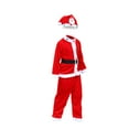 thumbnail image 3 of Traje de Papá Noel para niños, disfraz de Papá Noel, traje rojo, traje de Navidad, conjunto de ropa 150cm Yuyangstore  Disfraz de Papá Noel, 3 of 8