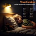 thumbnail image 2 of 3Pcs Gold Wireless LED Picture Light, 2000mAh Rechargeable Art Lamp, 3 Color Temps & 12 RGB Lighting, Dimmable with Remote Control & Timer, 2 of 6