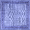 thumbnail image 1 of Ahgly Company Indoor Square Persian Blue Traditional Area Rugs, 4' Square, 1 of 4