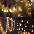 thumbnail image 4 of Guirnalda De Luz Esférica, 3m 20 Pequeñas Bolas Led, Decoración Interior Y Exterior, Funciona con Pilas, 4 of 5