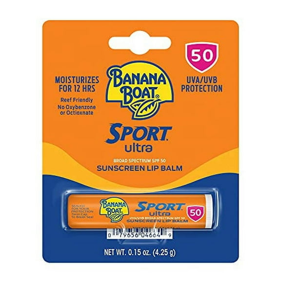 Banana Boat Sport Performance Sunscreen Lip Balm SPF 50 0.15 oz -10 Pack