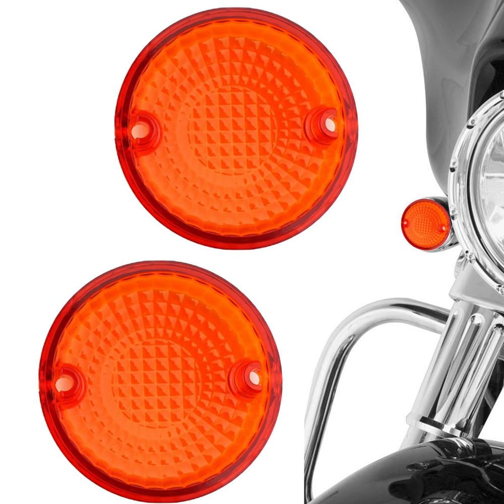 Motorcycle Turn Signal Cover 3 Inch Bullet Turn Signal Light Lens