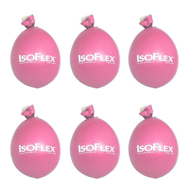 IsoFlex Pink Stress Ball Hand Massager 6 Pieces