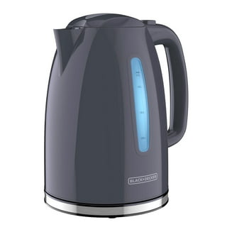 Courant Cordless Electric Kettle 1 Liter, 1000W 360 Rotational with LED  Light for Tea Coffee Hot Chocolate Soup Hot Water, White