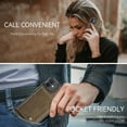 thumbnail image 5 of ELEHOLD Case for iPhone 14 Pro Max, 2-in-1 Detachable Magnetic Leather Wallet Case with RFID Blocking,Coffee, 5 of 8