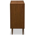 thumbnail image 4 of Baxton Studio Harlow Commode à 3 Tiroirs en Blanc et Noyer, 4 of 4