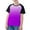 Purple1, variant on AherBiu Summer Tops for Boys Girls Short Sleeve Crewneck Gradient Color Kids Teens Comfy Basic Tees Tshirts