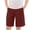 Wine, variant on breaise Boys and Girls Shorts Kids Casual High Waisted School Uniform Shorts with Pockets 5-15 Years
