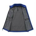 thumbnail image 6 of Mofiz Men's Vest Outerwear Full Zip Windproof Sleeveless Hiking Golf Jacket Drak blue M-2XL, 6 of 14