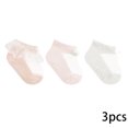 thumbnail image 2 of LYMAYTER 3 Pack Toddler Princess Socks Girls Frilly Versatile Socks Summer Mesh Cute Dress Socks 0-5Y, 2 of 7