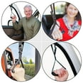 thumbnail image 3 of Shisuyan Automotive Standing Aid Flexibility Handles Black 2Pcs 16.1X4.7X0.4In, 3 of 9