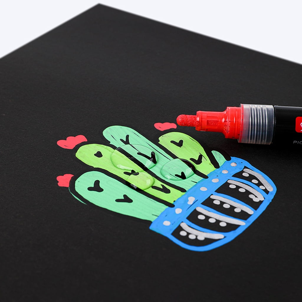 MOMOJIA 12/24/36/48 Color Acrylic Paint Marker Pen Water Based Art Marker For Drawing