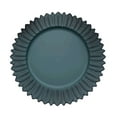 thumbnail image 4 of Efavormart 6 Pack | 13" Matte Teal Sunflower Plastic Dinner Charger Plates, Disposable Round Serving Trays, 4 of 10