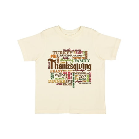 

Inktastic Thanksgiving Word Salad Gift Toddler Boy or Toddler Girl T-Shirt