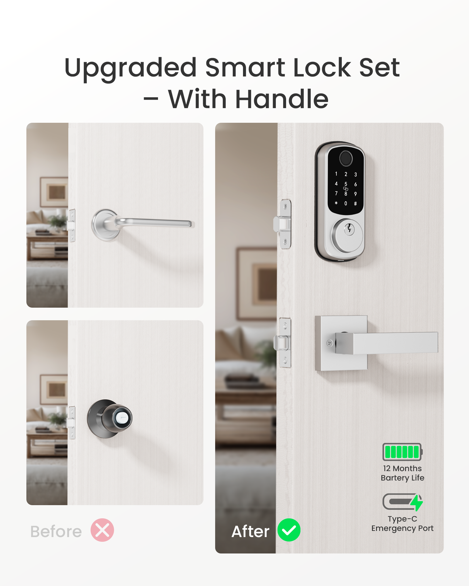 DESLOC B200 Smart Door Lock with Fingerprint photo 5