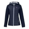 thumbnail image 2 of Women's Cutter & Buck  Navy Buffalo Bills Rainier Primaloft Eco Full-Zip Hybrid Jacket, 2 of 3