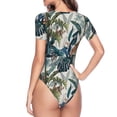 thumbnail image 4 of Naloa Hawaiian Style Women's Short-Sleeved Onesie, One-Piece Swimsuit for Parties, dates, clubs - XX-Large, 4 of 9