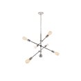 thumbnail image 1 of Living District Axel 6 Lights Polished Nickel Pendant, 1 of 2