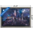 thumbnail image 3 of The Wizarding World: Harry Potter - Hogwarts At Night Wall Poster, 14.725" x 22.375" Framed, 3 of 6