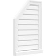 thumbnail image 2 of 18"W x 40"H Half Octagon Top Left Surface Mount PVC Gable Vent: Non-Functional, w/ 2"W x 2"P Brickmould Sill Frame, 2 of 13