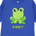 thumbnail image 4 of Inktastic Ribbit Cute Green Frog Boys or Girls Long Sleeve Toddler T-Shirt, 4 of 5